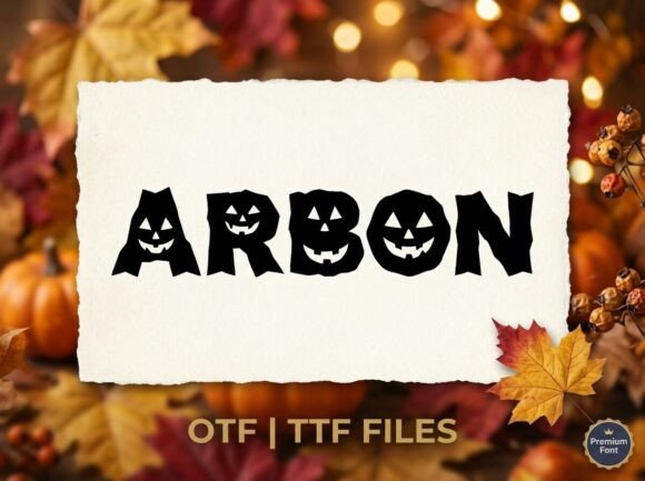 Arbon: The Bold Display Font for Impactful Design