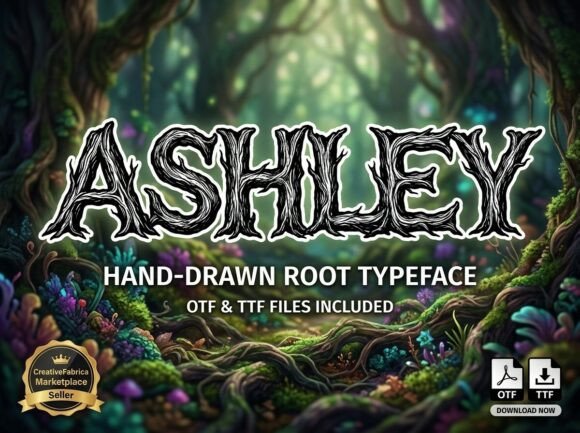 Ashley: Elevate Your Design with Decorative Typography