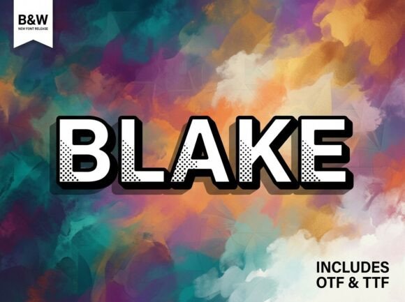 Blake: The Decorative Display Font for Bold Visual Impact