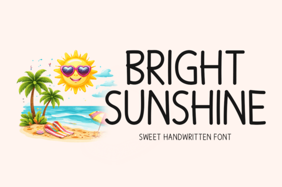 Bright Sunshine: A Display Font for Vibrant Visuals