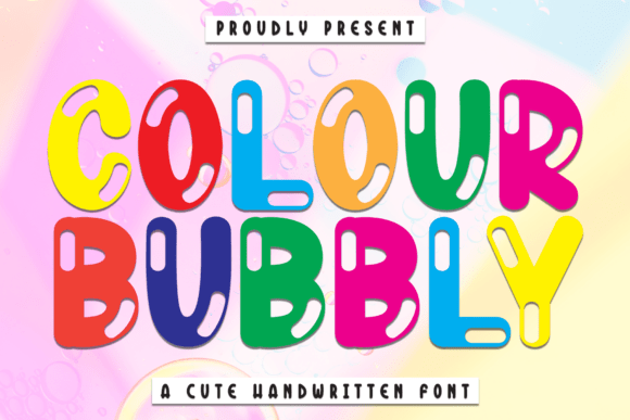 Colour Bubbly: A Vibrant Display Font for Playful Design