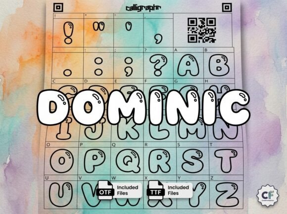 Dominic: A Vibrant Display Font for High-Energy Design