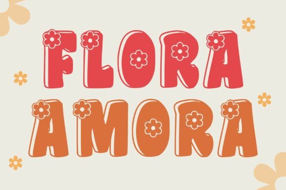 Flora Amora: A Playful Font for Modern Branding