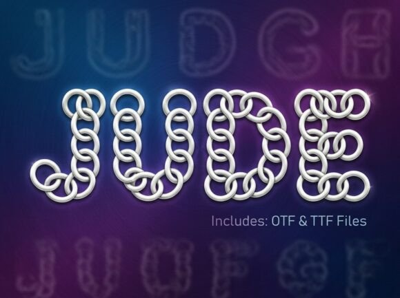 Forge a Bold Connection with Jude: Industrial Typography