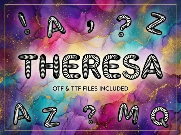 Theresa: A Bold Display Font for Impactful Design